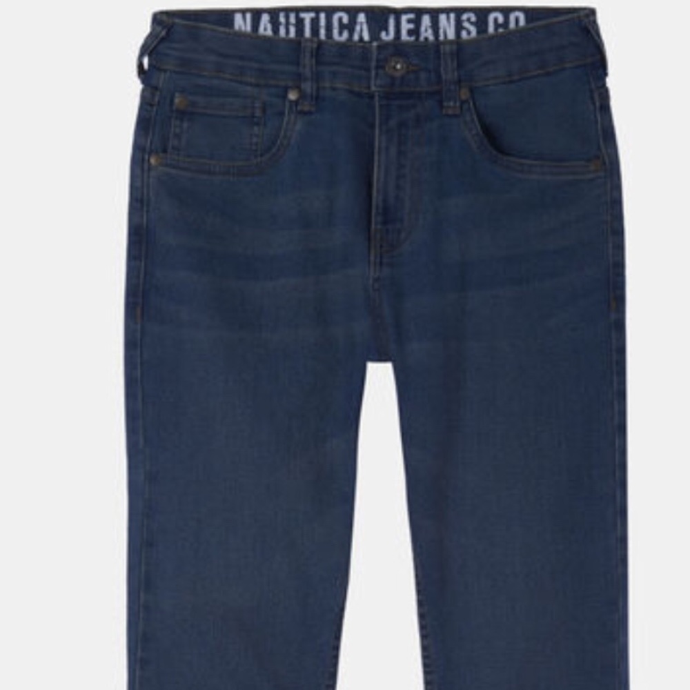 Boys’ Nautica skinny jeans. Size 12. Dark blue.
